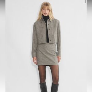 Aritzia Wool Classic Aline Mini Skirt